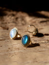 Sabina Gemstone Ring, LABRADORITE RING, RUTILATED QUARTZ RING, MOONSTONE RING