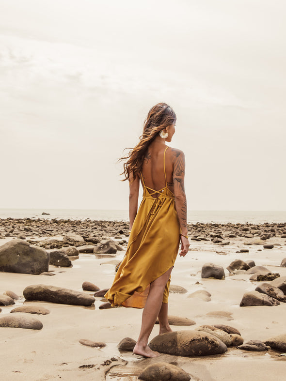 Endless Summer Dress Mustard