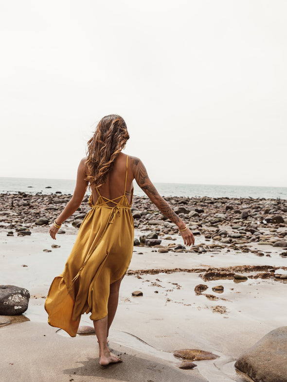 Endless Summer Dress Mustard