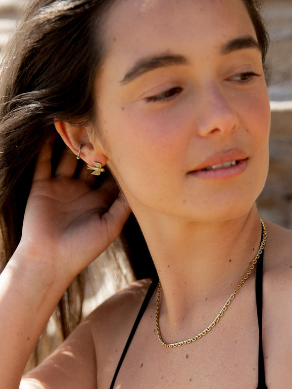 Swallow Brass Earrings