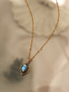 Juliette Gemstone Necklace, Labradorite Necklace, Moonstone Necklace, Smoky Quartz Necklace