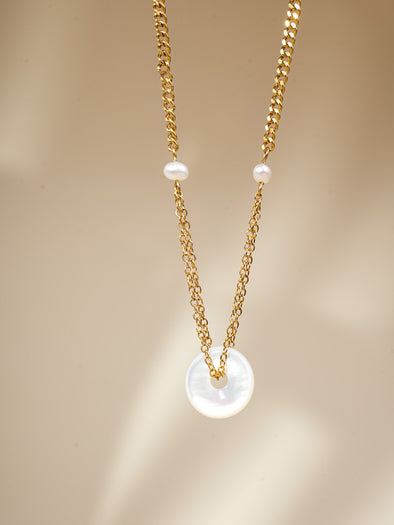 Dora Mother of Pearl Necklace