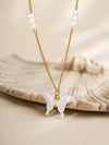 Butterfly Mother of Pearl Necklace
