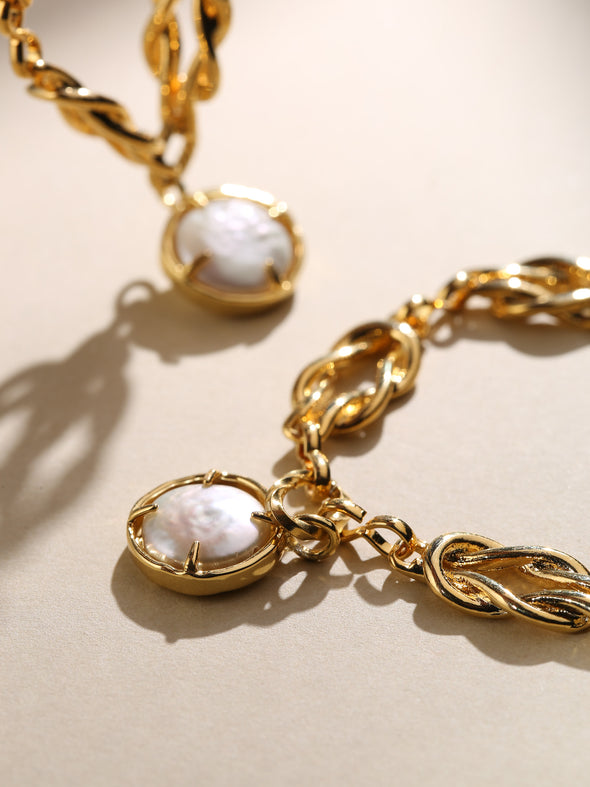 Eternity Mother of Pearl Necklace
