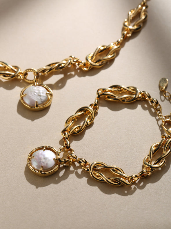 Eternity Mother of Pearl Bracelet