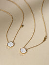 Shell Shape Necklace, Mother of Pearl Necklace, Mother of Pearl, Necklace.