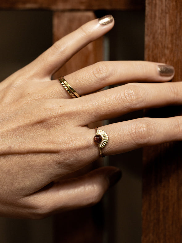 Sunny Tourmaline Brass Ring, Tourmaline Ring, Gemstone Ring, Brass Ring, Handmade Ring, Ring.