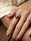 Utopia Gemstone Ring, Gemstone Ring, Labradorite, Brass Ring, Labradorite Ring, Handmade Ring, Ring.