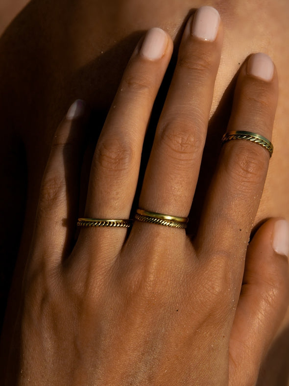 Abiya Brass Ring