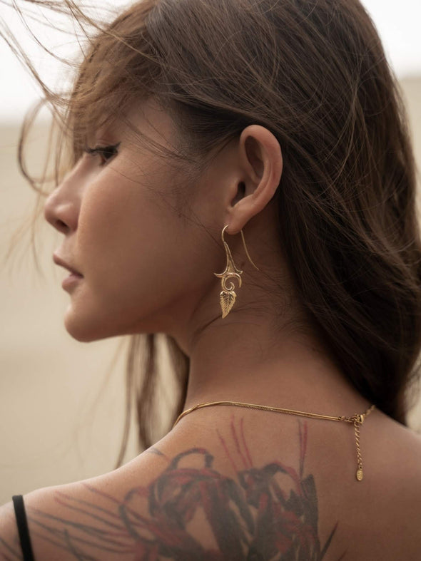 Vahana Brass Earrings