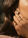 Grace Pearl Earrings, Brass Earrings, Pearl Earrings, Freshwater Pearls, Handmade Earrings. 