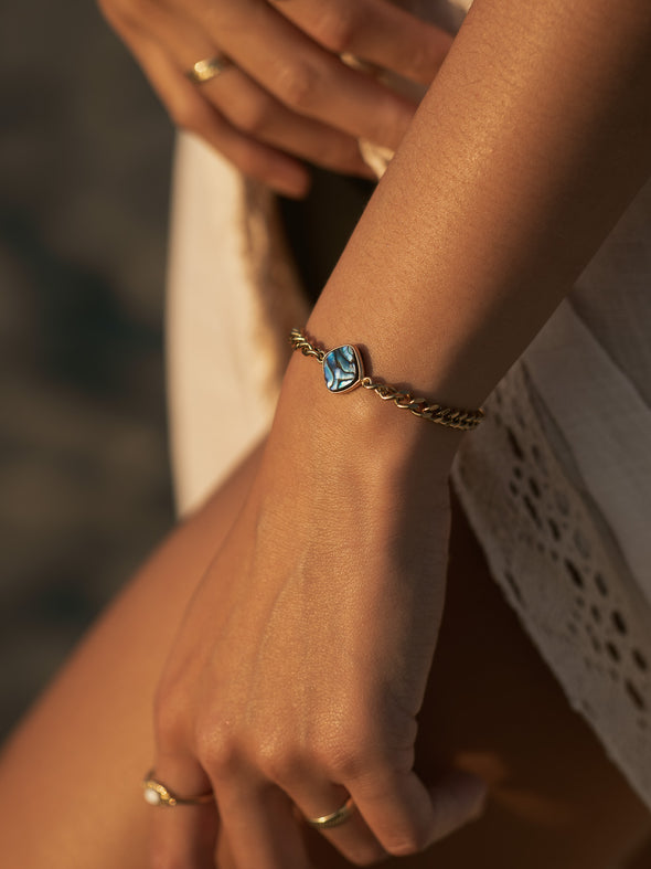 Dream Ocean Abalone Bracelet, Abalone, Handmade Jewelry, Bracelet.