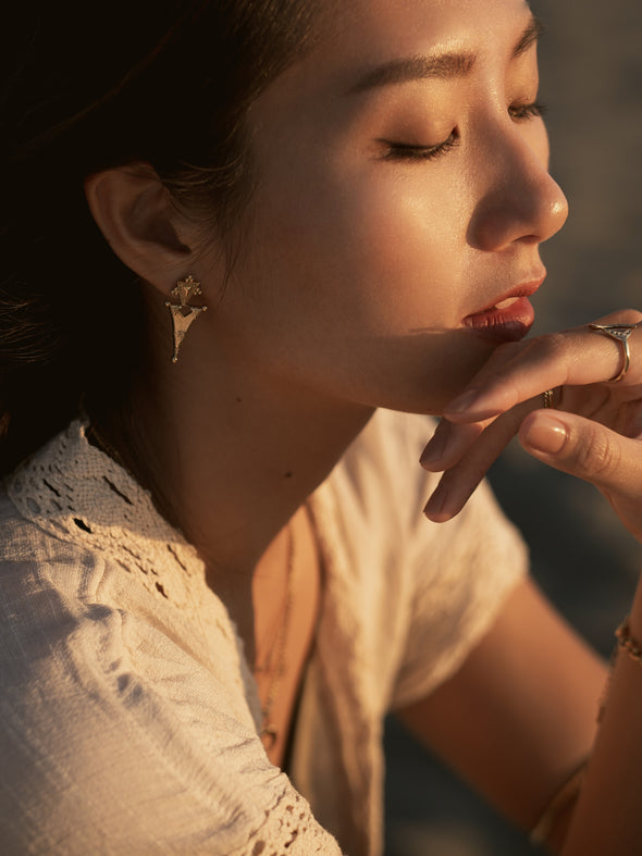  Dita Brass Earrings, Brass Earrings, Exotic Earrings, Boho Earrings, Hippie Earrings, Tribal Earrings, Handmade Earrings.