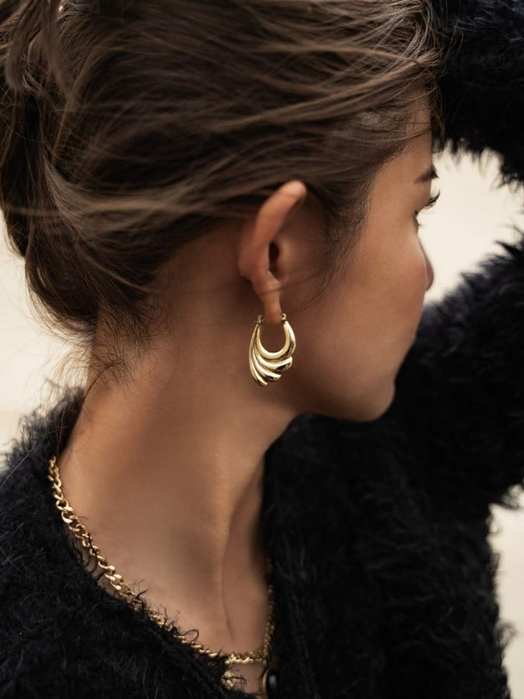 Daja Brass Earrings