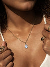 Gemma Gemstone Necklace - Moonstone Necklace, Gemstone Jewelry