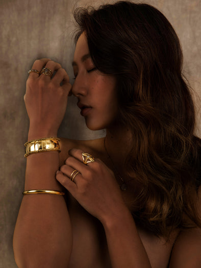 Inaya Brass Bracelet - Brass Jewelry