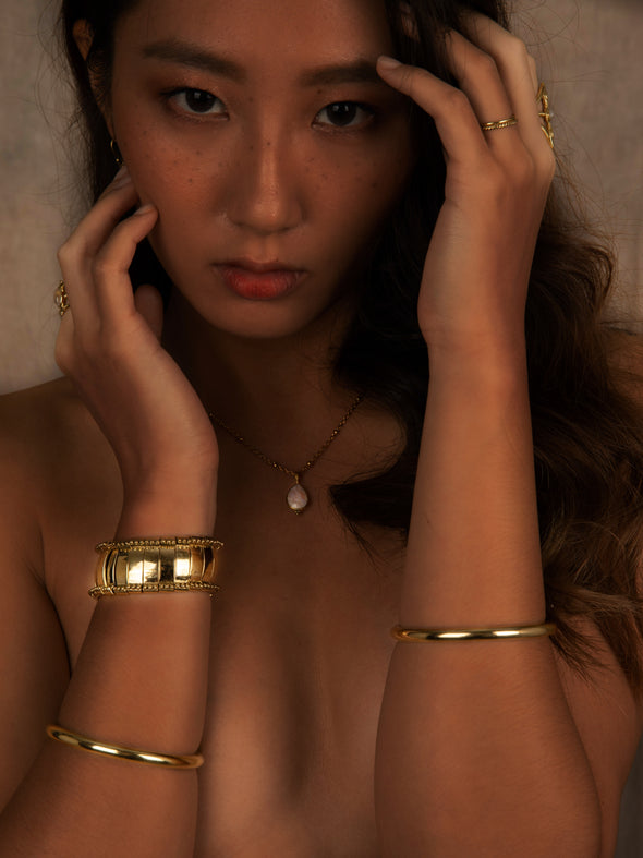 Inaya Brass Bracelet - Brass Jewelry