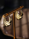 Retro Style Daja Brass Earrings