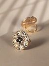 Gloria Gemstone Ring, Black Onyx Ring, Labradorite Ring