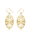 Yami Brass Earrings - Brass Jewelry