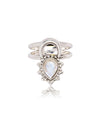 Astrid Moonstone Sterling Silver Ring - Moonstone Ring, Gemstone