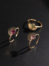 Sunny Tourmaline Brass Ring, Tourmaline Ring, Gemstone Ring, Brass Ring, Handmade Ring, Ring.