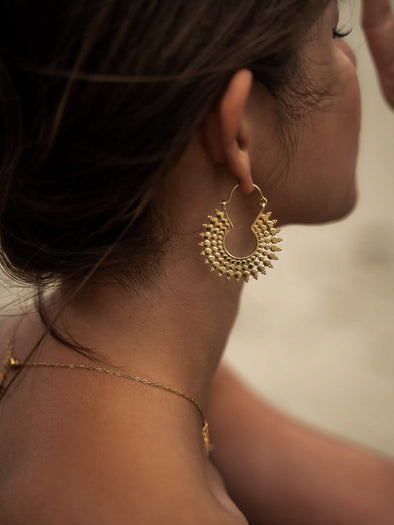 Lopa Brass Earrings