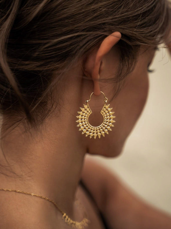 Lopa Brass Earrings