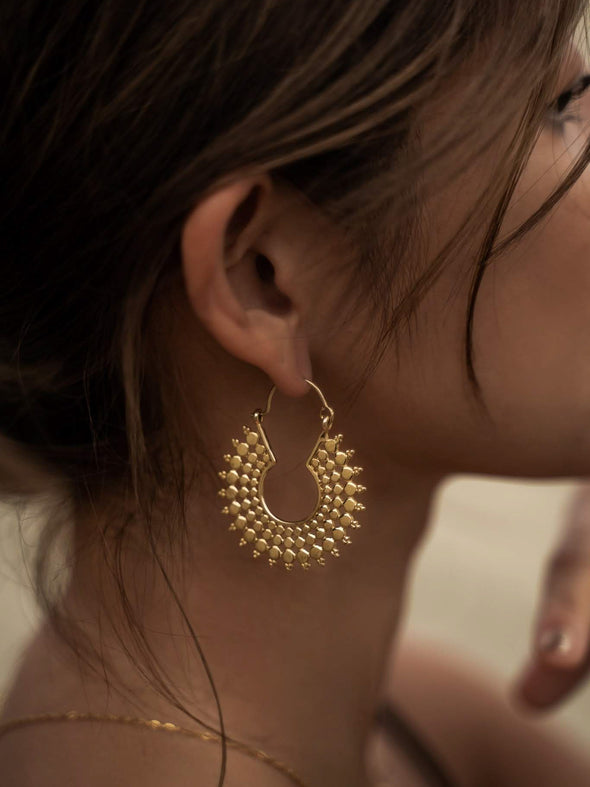 Lopa Brass Earrings