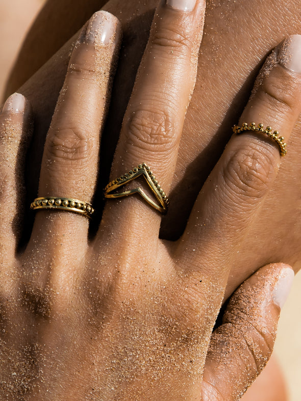 Mix and Match Brass Ring(Alia, Hestia, Ira, Neela)