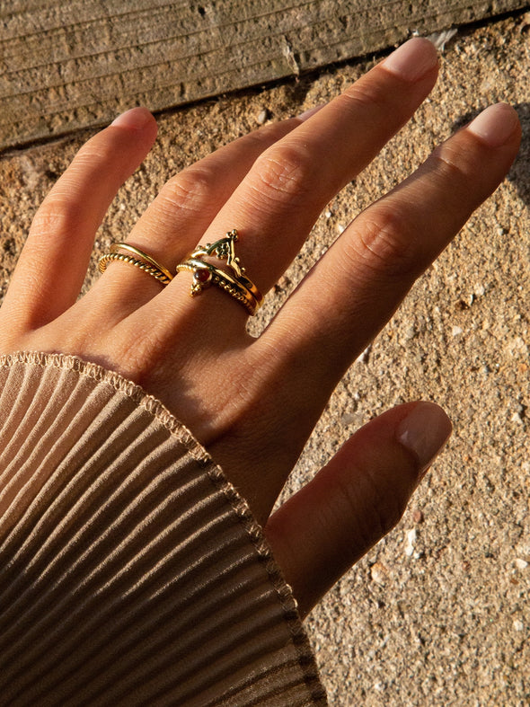 Abiya Brass Ring