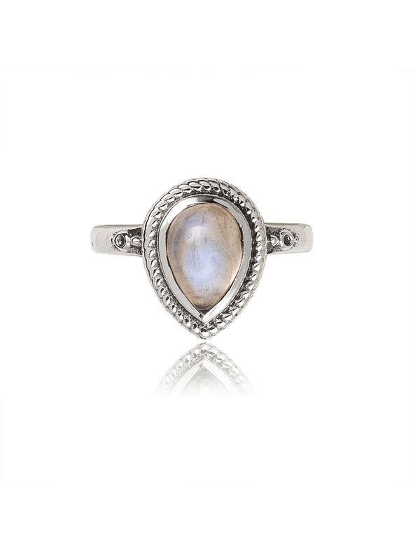 Osha Gemstone Brass Ring and Silver Ring, Labradorite Ring, Moonstone Ring, Black Onyx Ring, Gemstone Ring