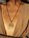 The Seed of Life Brass Necklace