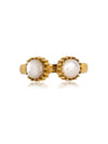 Twinkle Twinkle Gemstone Brass Ring-Mother of Pearl.