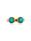 Twinkle Twinkle Gemstone Brass Ring-Turquoise.