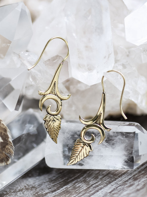 Vahana Brass Earrings