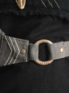 Dark Grey Cotton Canvas Fanny Bag