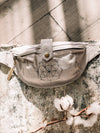 Light Grey Cotton Canvas Fanny Bag