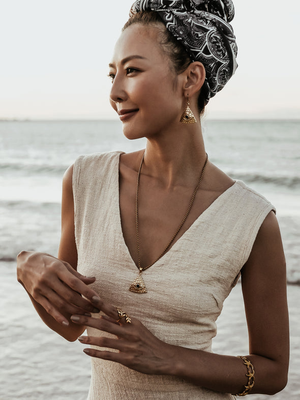 Horus Brass Necklace