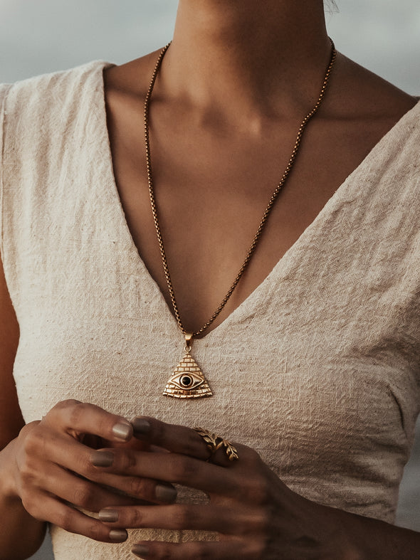 Horus Brass Necklace